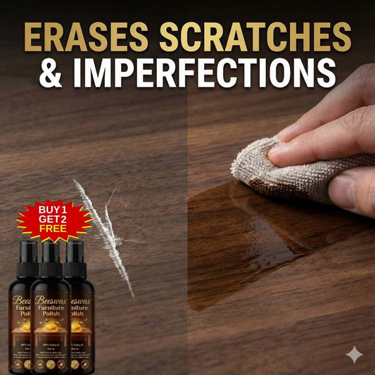 Crystal Shine Beeswax Furniture polish | Buy 1 Get 2 Free | Best For All Furniture