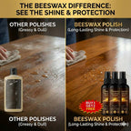 Crystal Shine Beeswax Furniture polish | Buy 1 Get 2 Free | Best For All Furniture