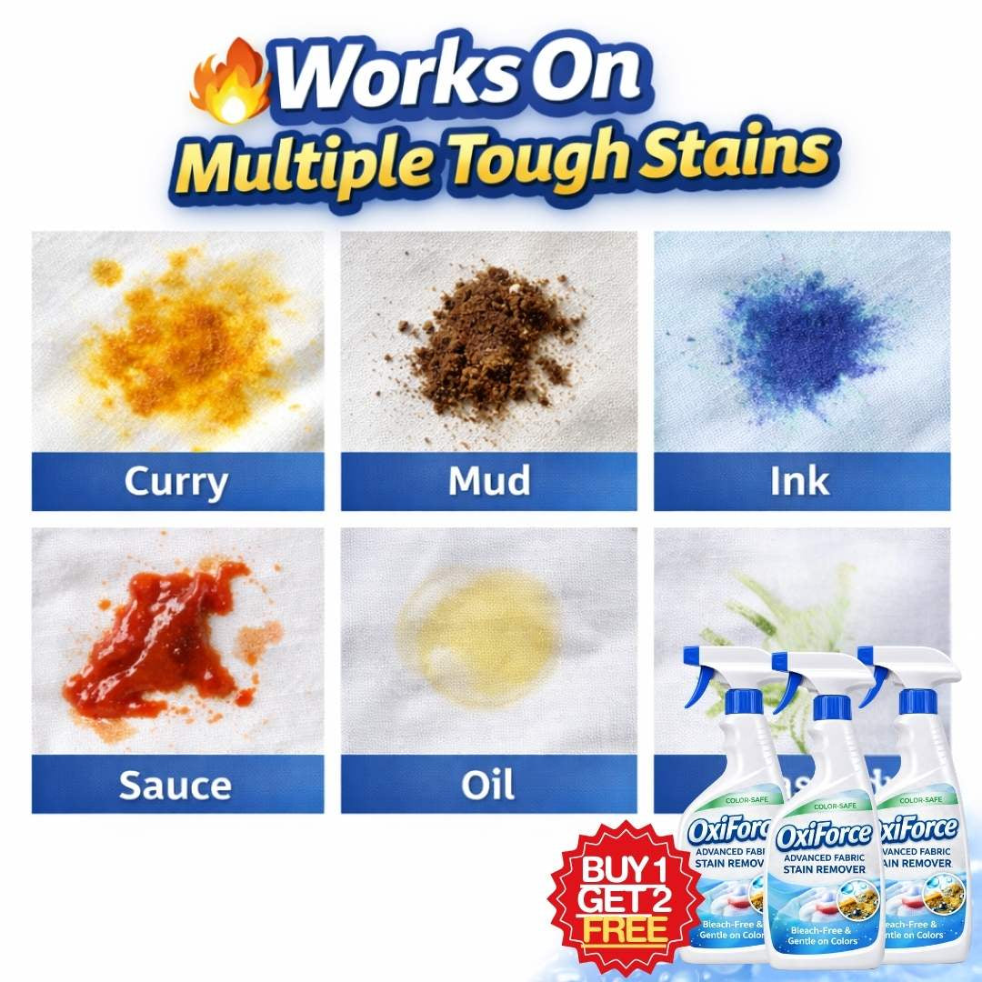 OxiForce Advanced Fabric Stain Remover | BUY 1 GET 1 FREE!