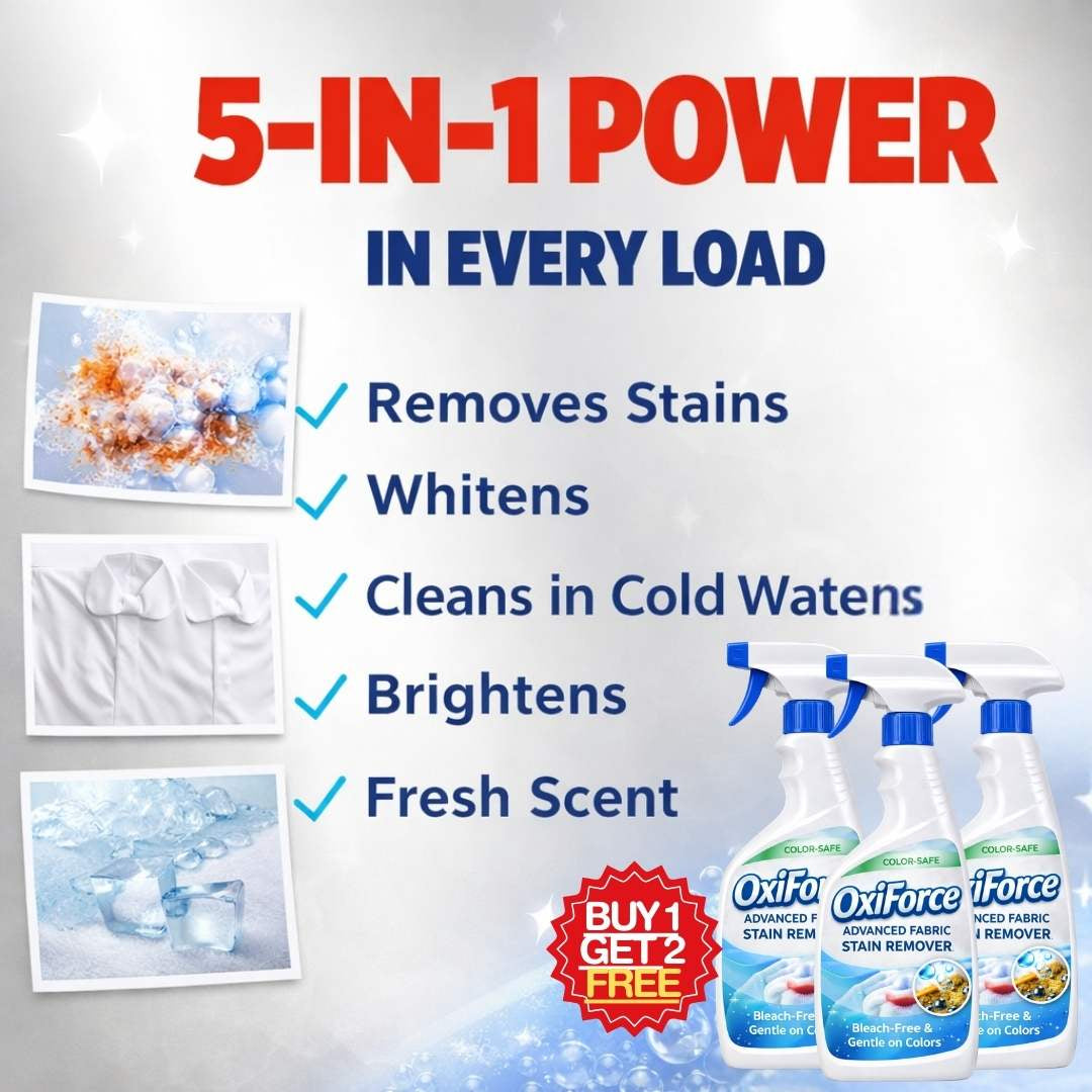 OxiForce Advanced Fabric Stain Remover | BUY 1 GET 1 FREE!